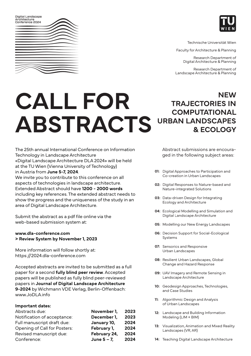 Call for Paper DLA Conference